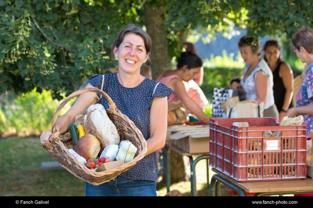 Emilie Mahé, adhérente à l'AMAP de Languidic