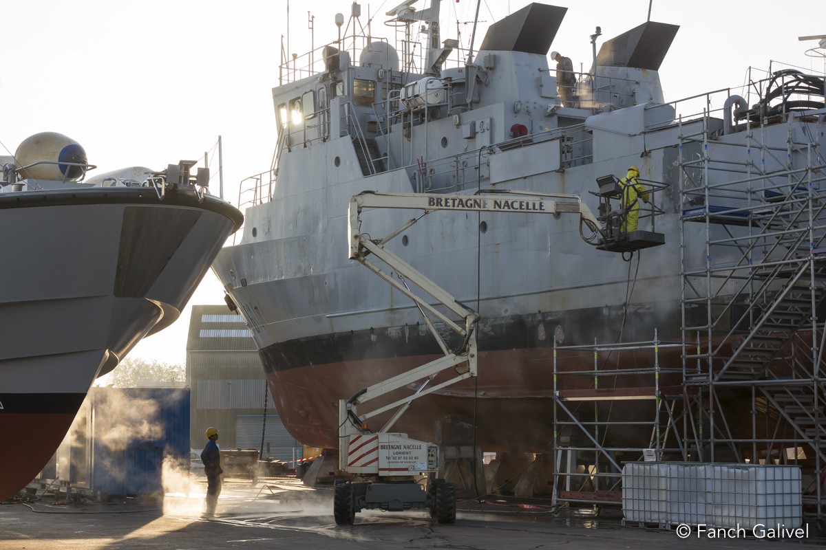 Aire de réparation navale de Keroman à Lorient