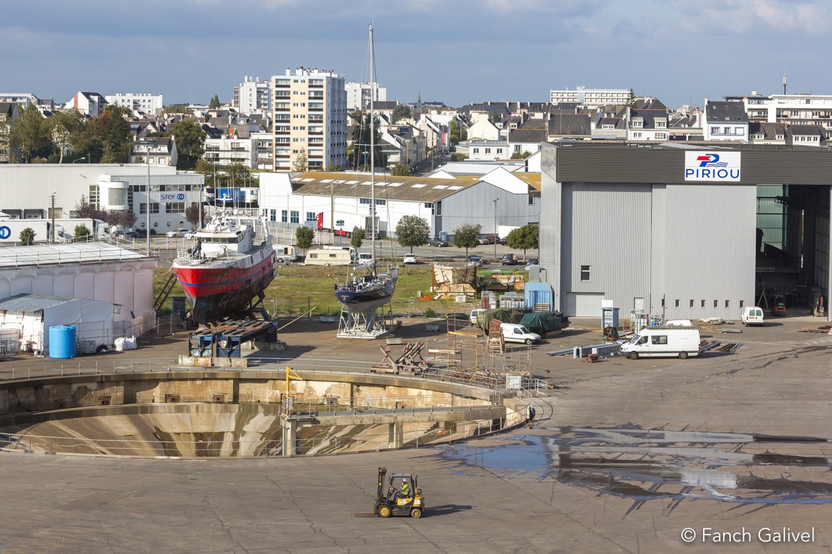 Aire de réparation navale de Keroman à Lorient