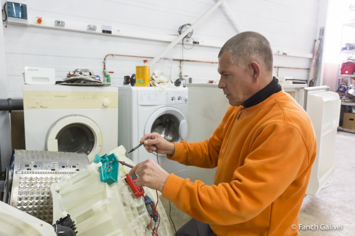 Pôle électronique et électroménager du Comptoir du Réemploi de Caudan