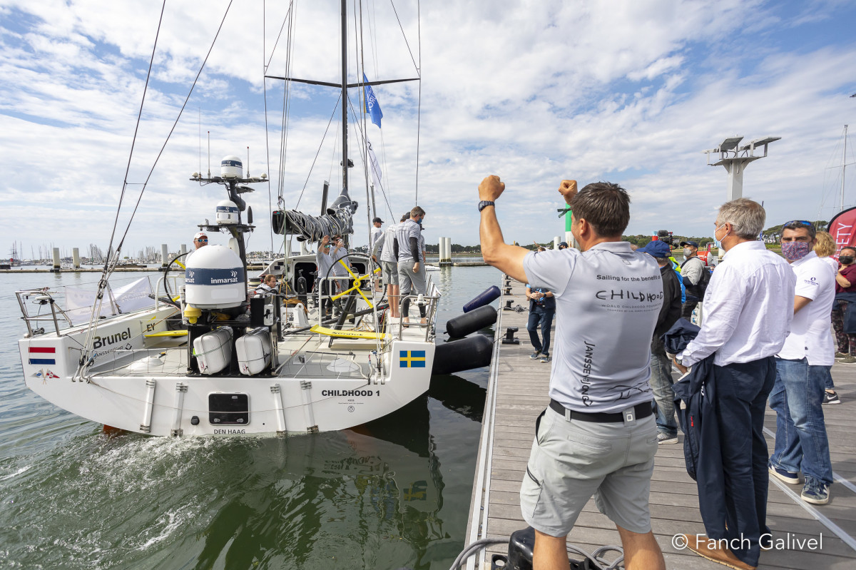 Etape de The Ocean Race Europe, course nautique à Lorient La Base