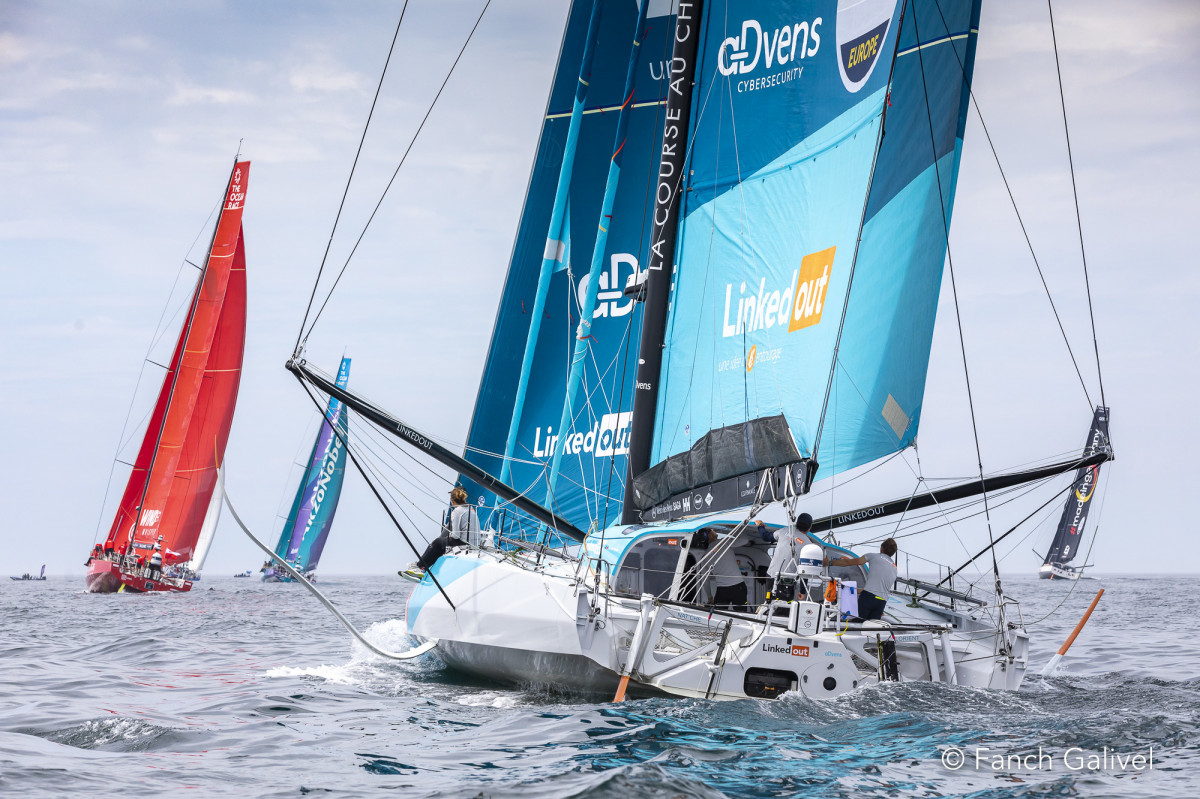 Linkedout, The Ocean Race Europe, course nautique à Lorient La Base