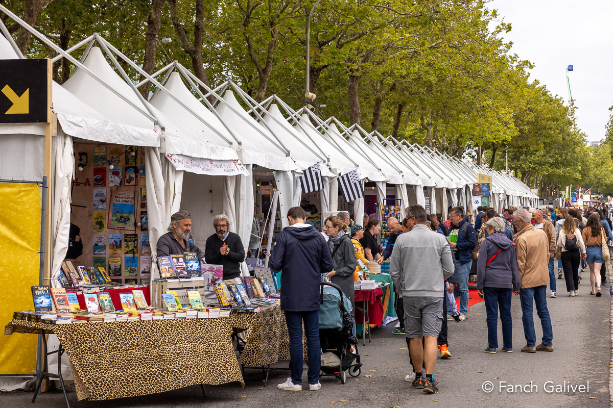 Quai de Rohan, Quai du livre durant Festival Interceltique de Lorient.