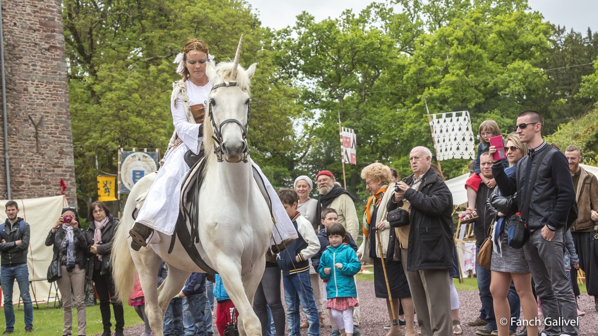 Fête de la Bretagne 2016_Chateau de Comper_La Pentecôte du Roi Arthur . Apparition Féerique