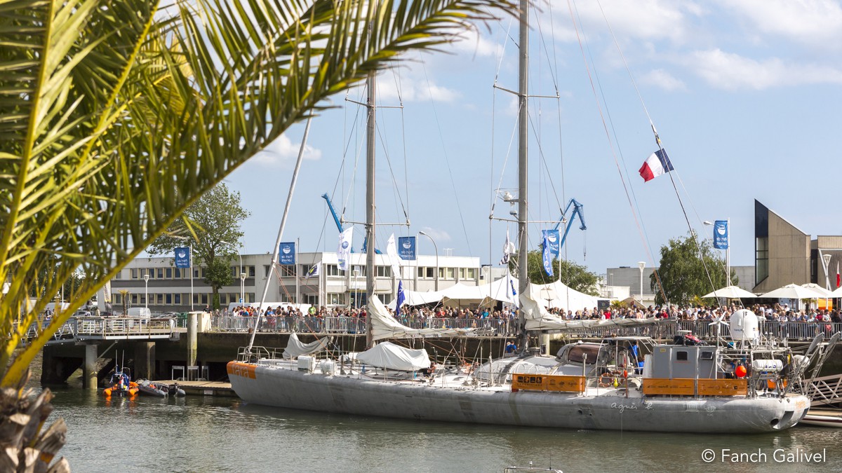 28 Mai 2016, départ du Tara du port de Lorient.
