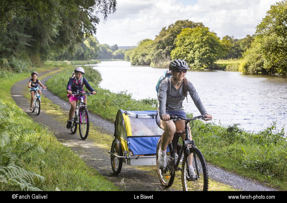 Balade en vélo le long du Blavet