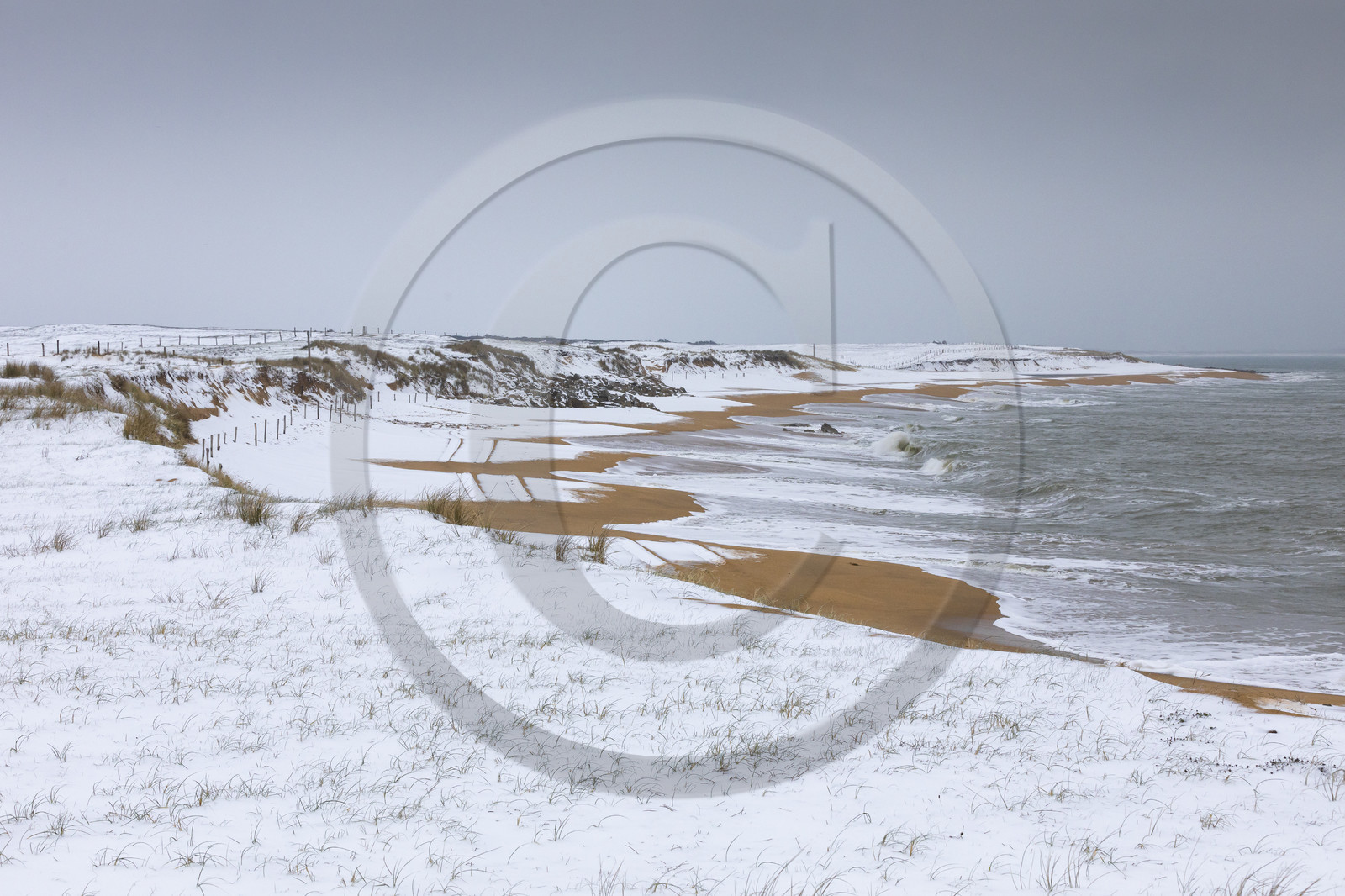 La plage de Kerouriec à Erdeven