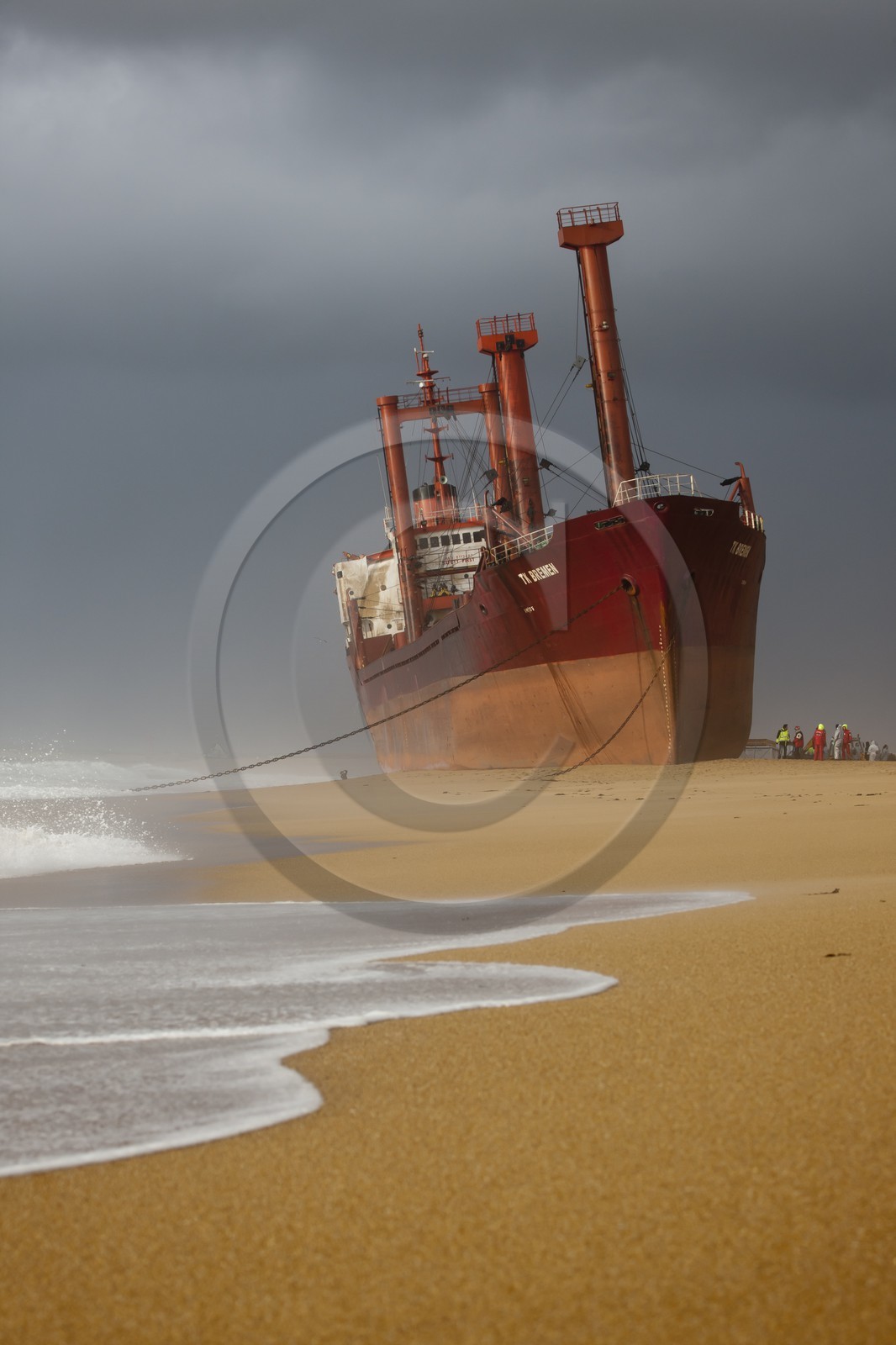 Echouage du Cargo TK Bremen _ Erdeven