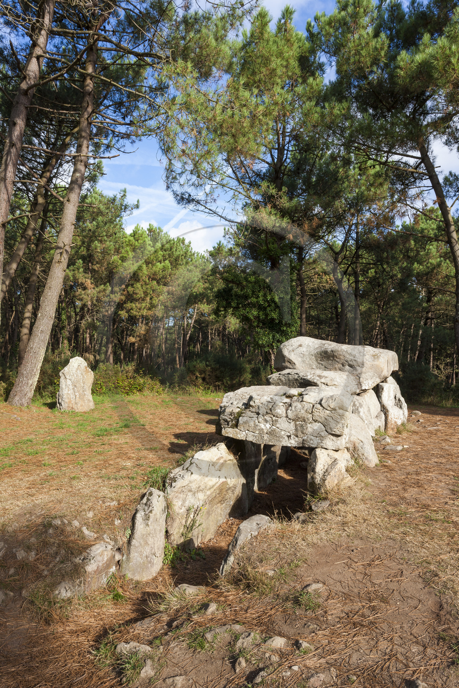 Les dolmens de Mané-Kerioned à Carnac