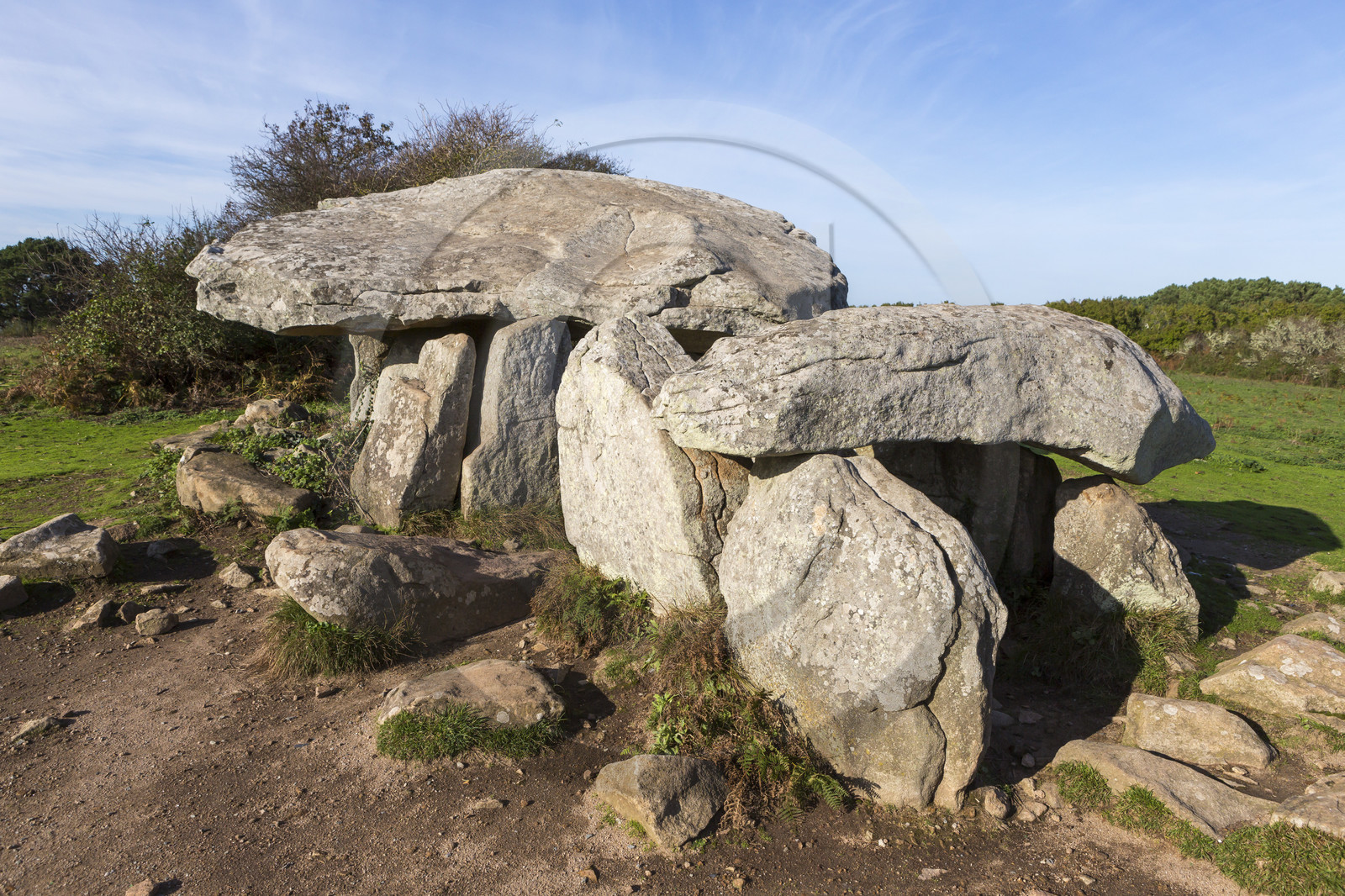 Dolmen de PenHap sur l'ile aux moines