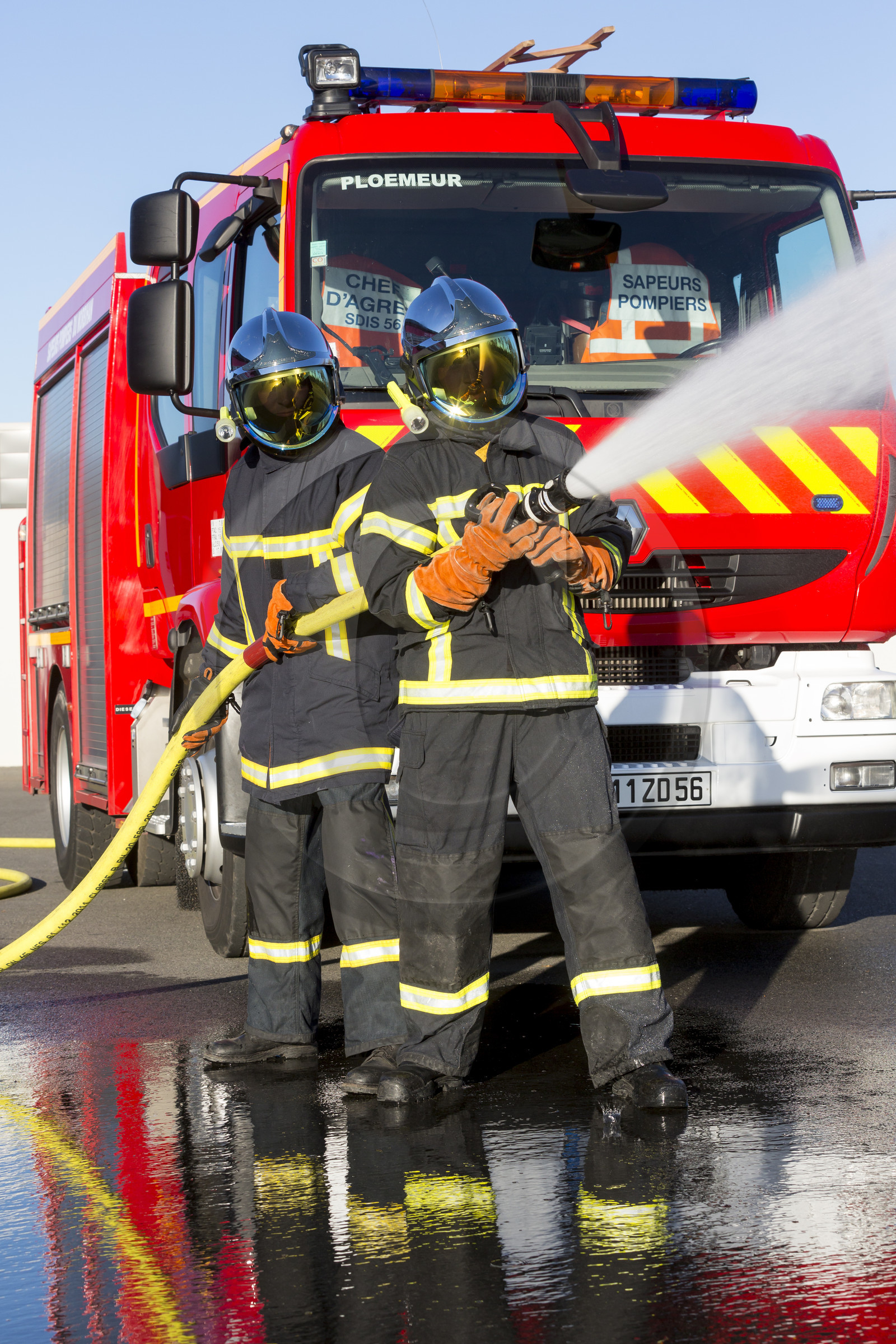 Fire station of Ploemeur.